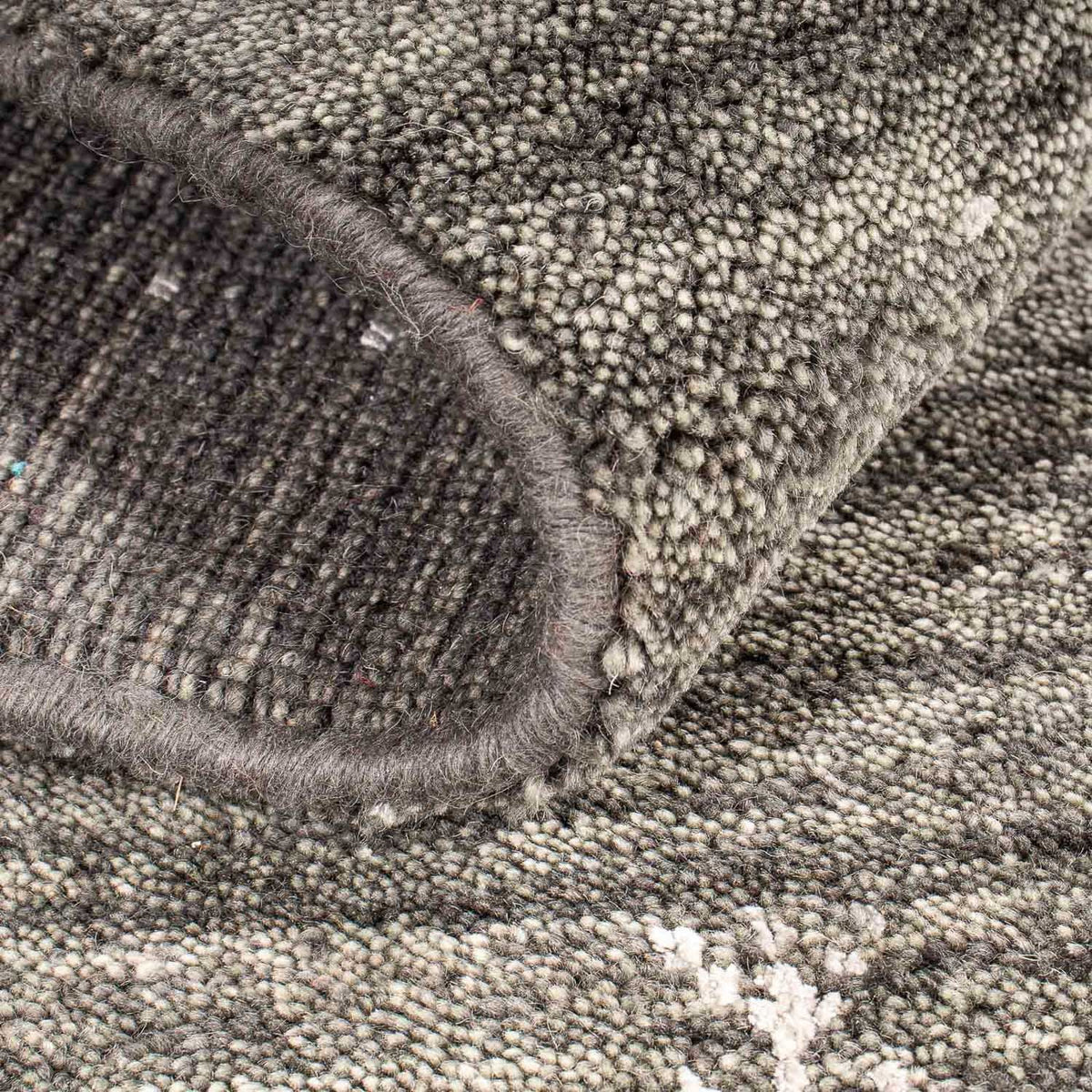 Tapis Gabbeh - Loribaft Indus - 95 x 63 cm - gris