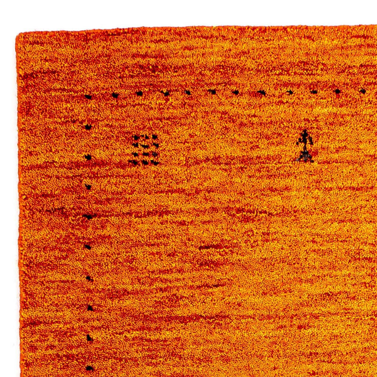 Tapis Gabbeh - Loribaft Indus - 133 x 70 cm - orange