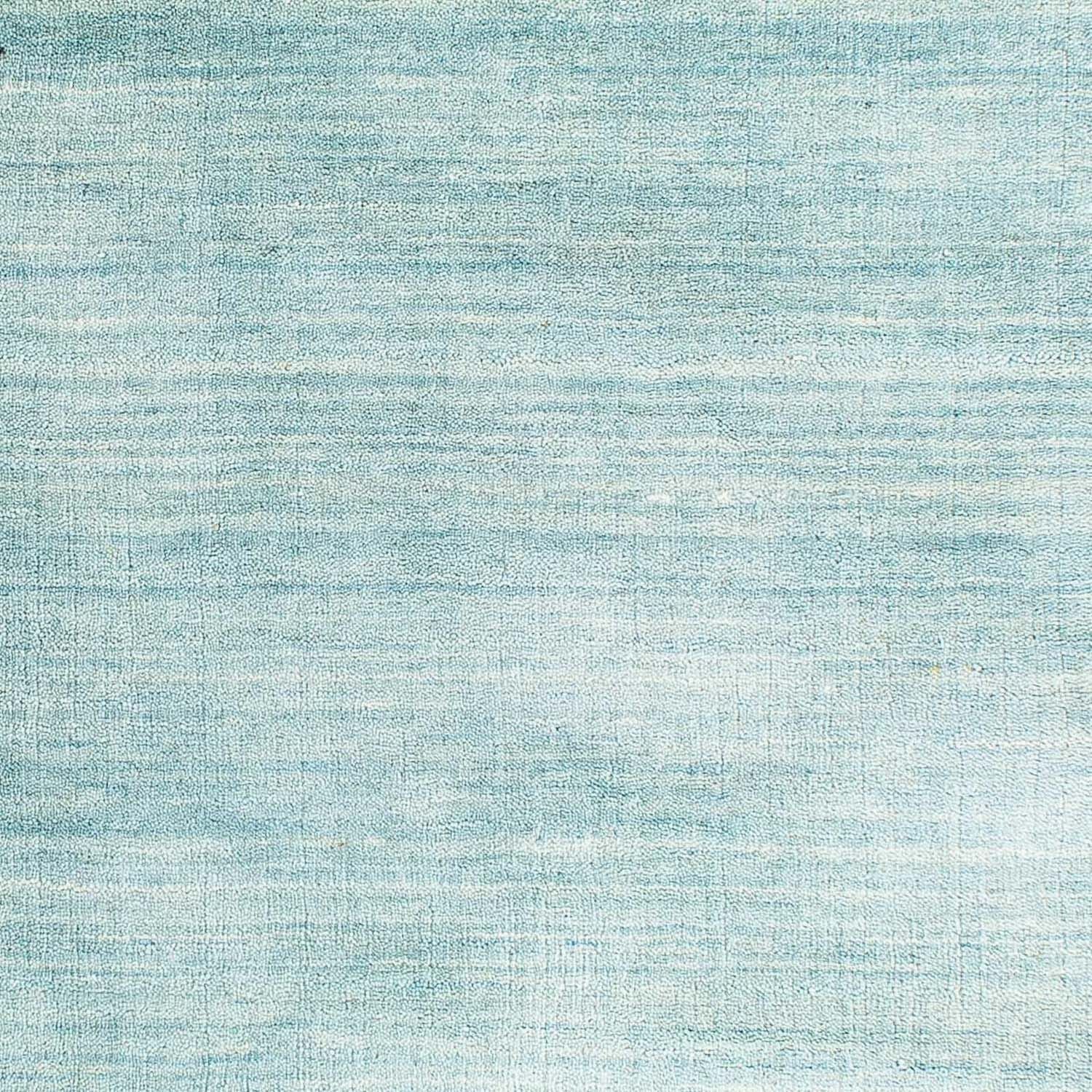 Tapis Gabbeh - Loribaft Indus - 140 x 70 cm - bleu clair