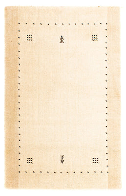 Tapis Gabbeh - Loribaft Indus - 93 x 63 cm - beige