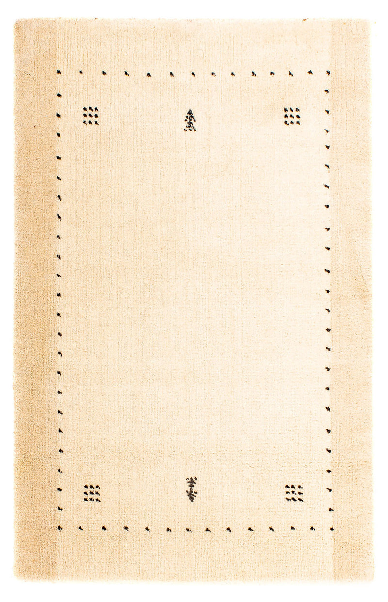 Tapis Gabbeh - Loribaft Indus - 93 x 63 cm - beige