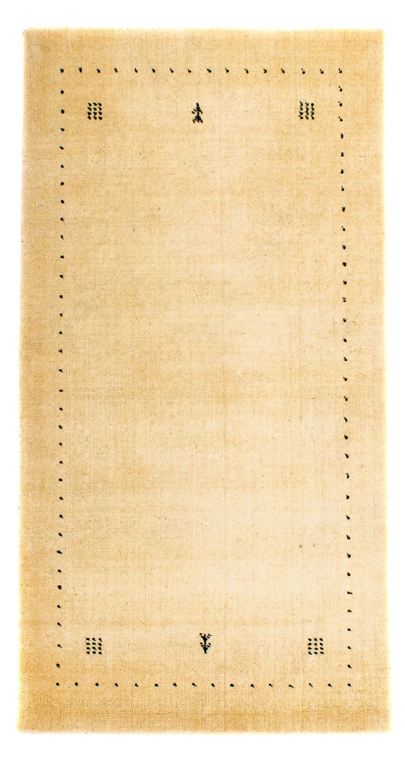 Tapis Gabbeh - Loribaft Indus - 142 x 73 cm - beige