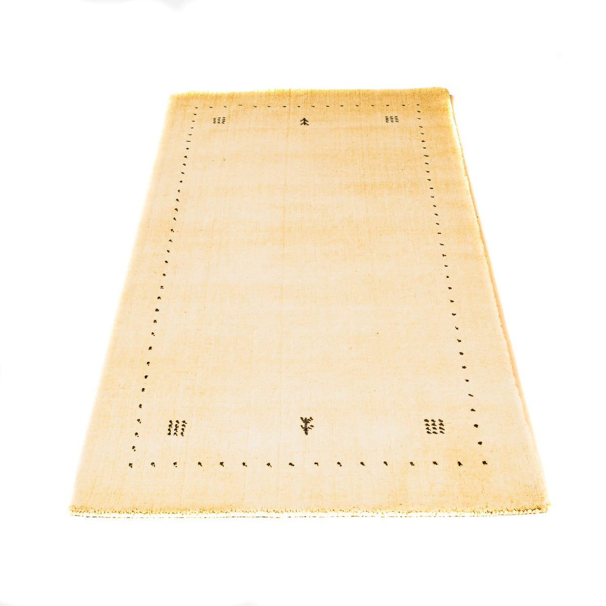 Tapis Gabbeh - Loribaft Indus - 142 x 73 cm - beige