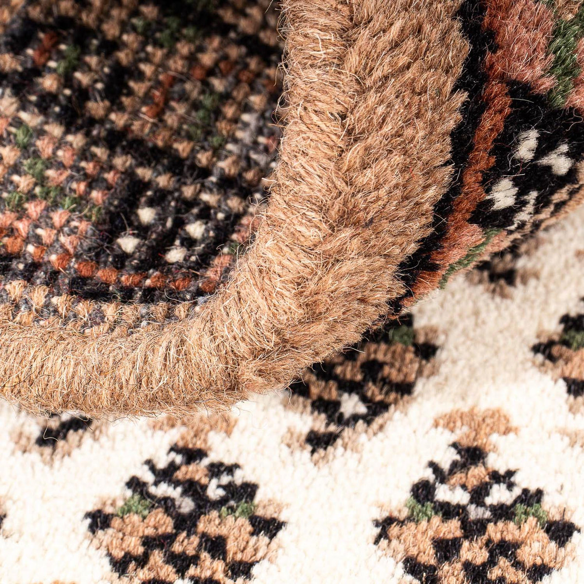 Tapis en laine - 91 x 61 cm - beige