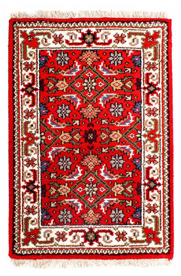Tapis oriental - Bidjar - Indus - 90 x 60 cm - rouge