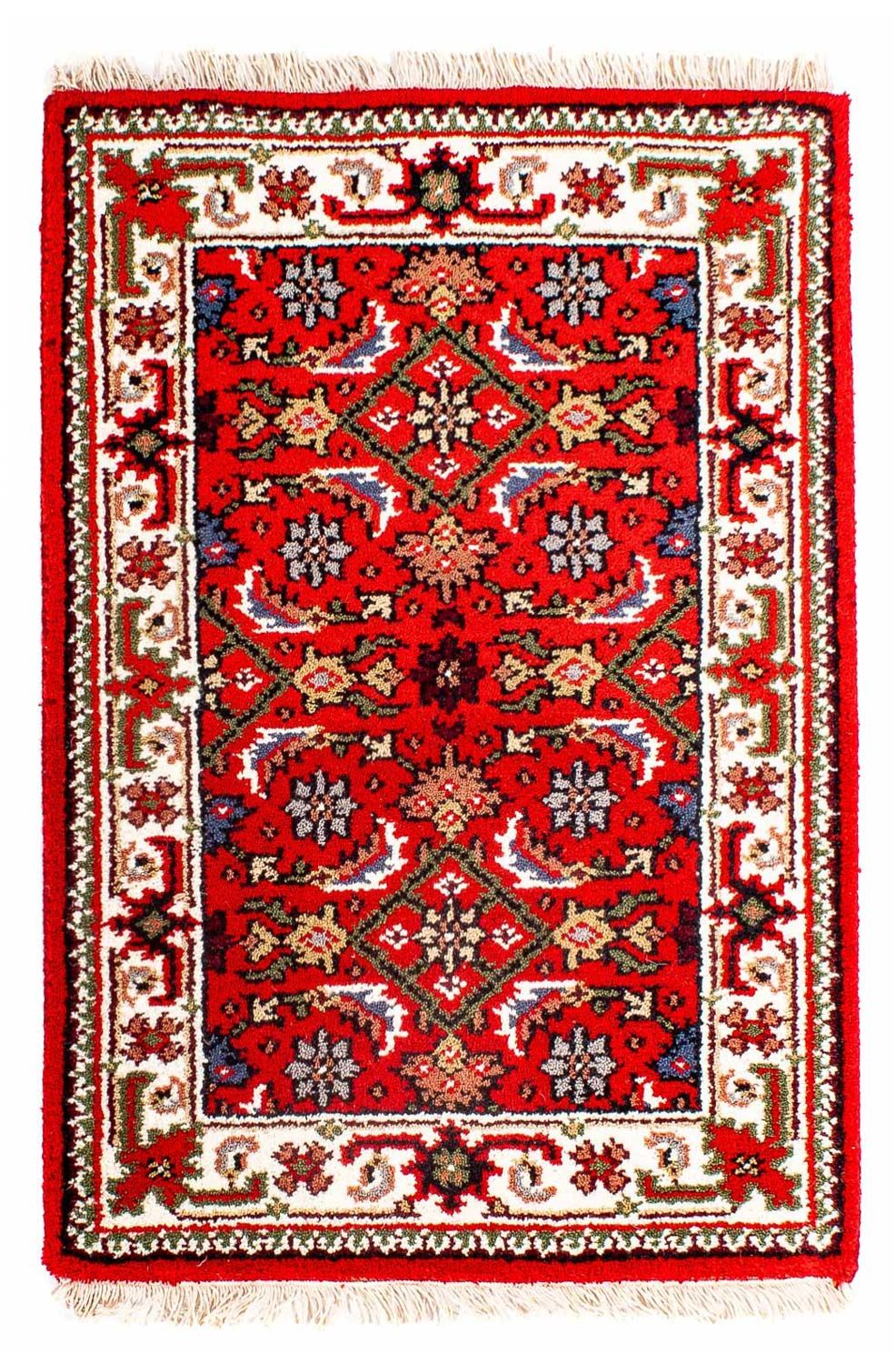 Tapis oriental - Bidjar - Indus - 90 x 60 cm - rouge
