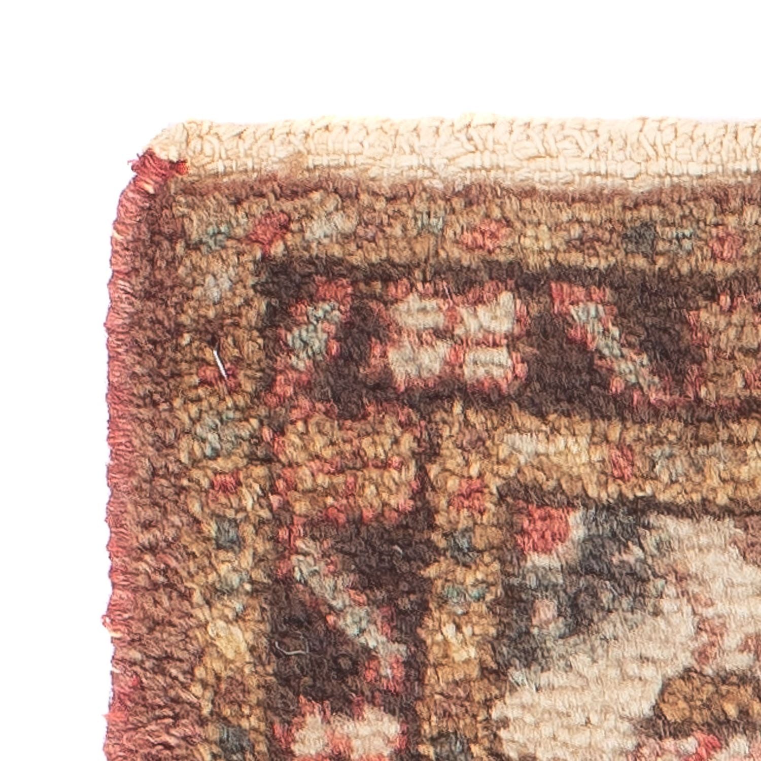 Tapis persan - Nomadic - 60 x 40 cm - marron clair