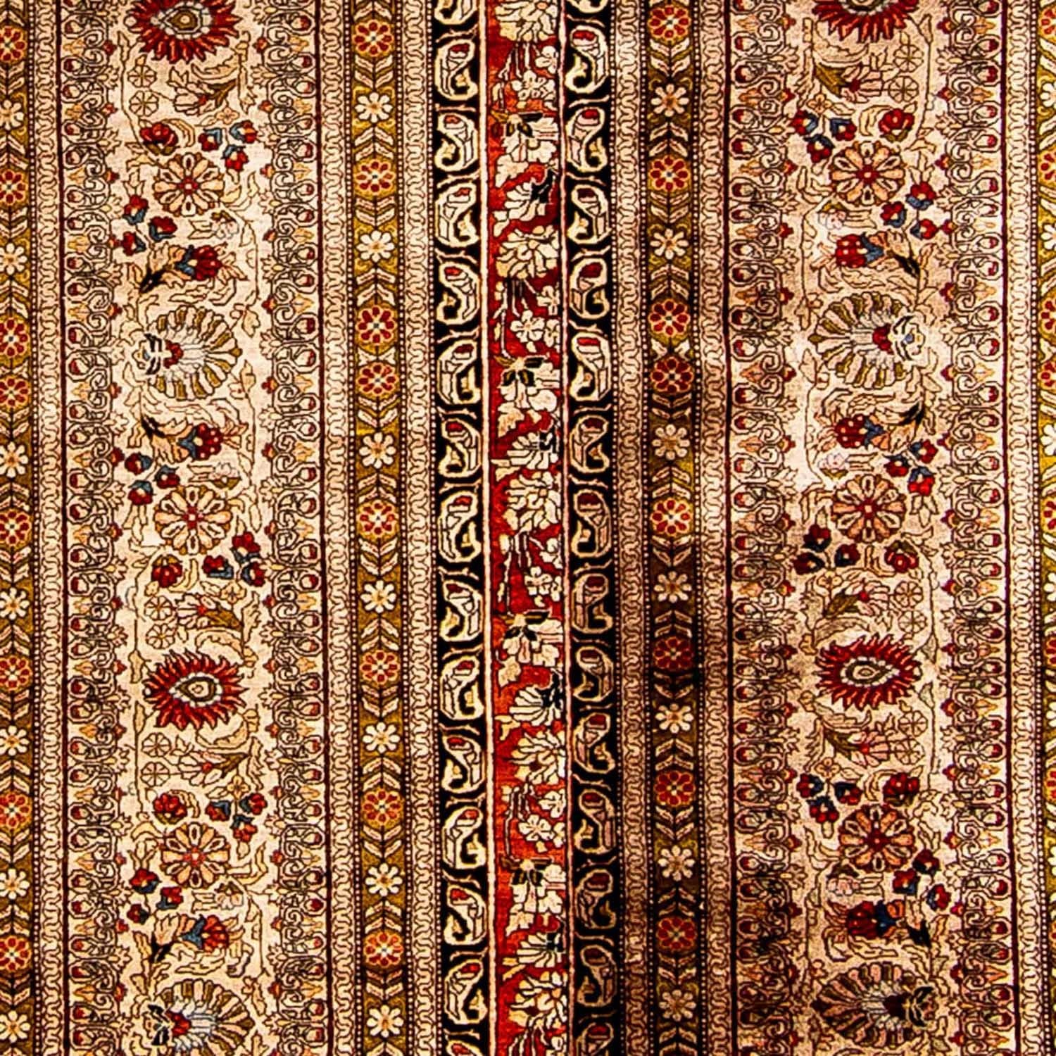Tapis de couloir Tapis en soie - Soie chinoise - 272 x 71 cm - rouge
