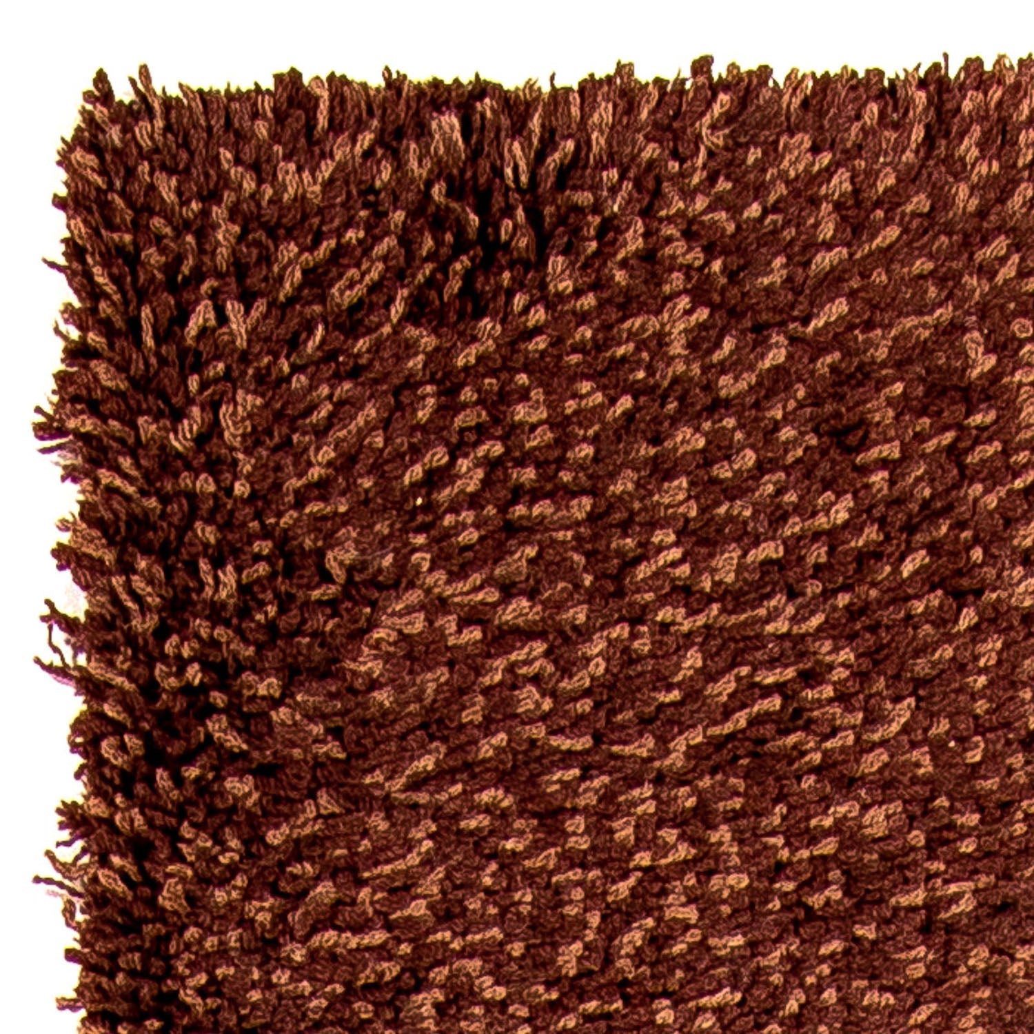 Tapis de couloir Tapis à poils longs - 295 x 66 cm - marron
