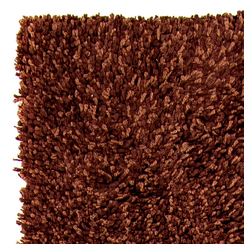 Tapis de couloir Tapis à poils longs - 300 x 65 cm - marron
