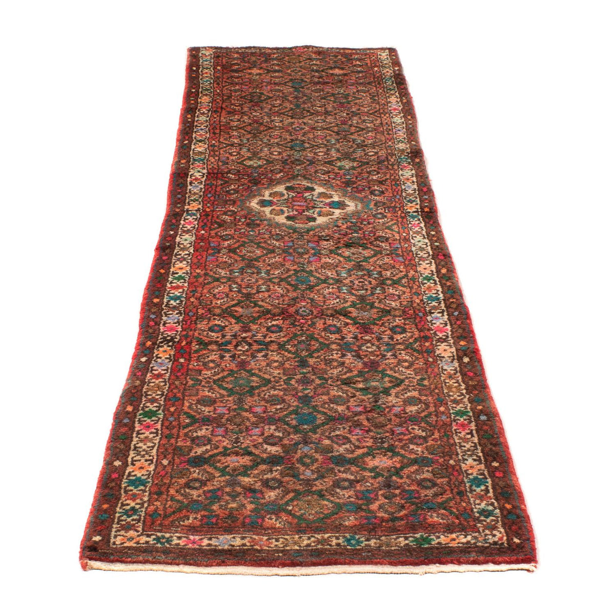 Tapis de couloir Tapis persan - Nomadic - 288 x 72 cm - rouge clair