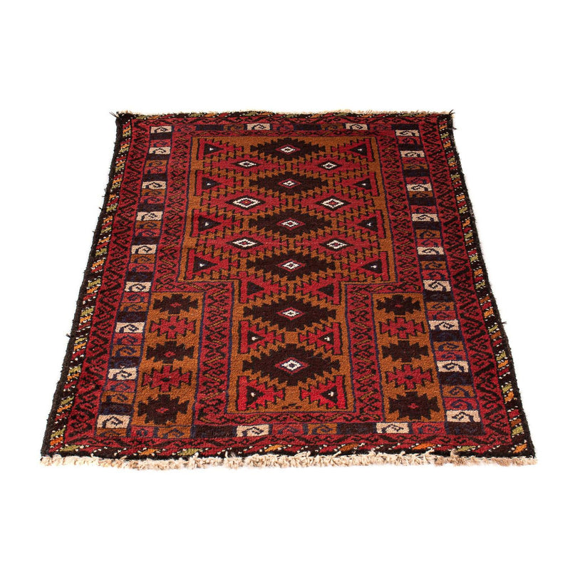 Tapis Belutsch - 125 x 80 cm - rouge foncé