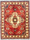 Tapis afghan - Hatschlu - 195 x 159 cm - rouille
