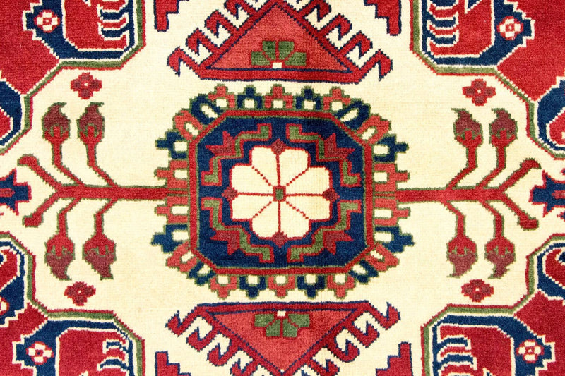 Tapis afghan - Hatschlu - 195 x 159 cm - rouille