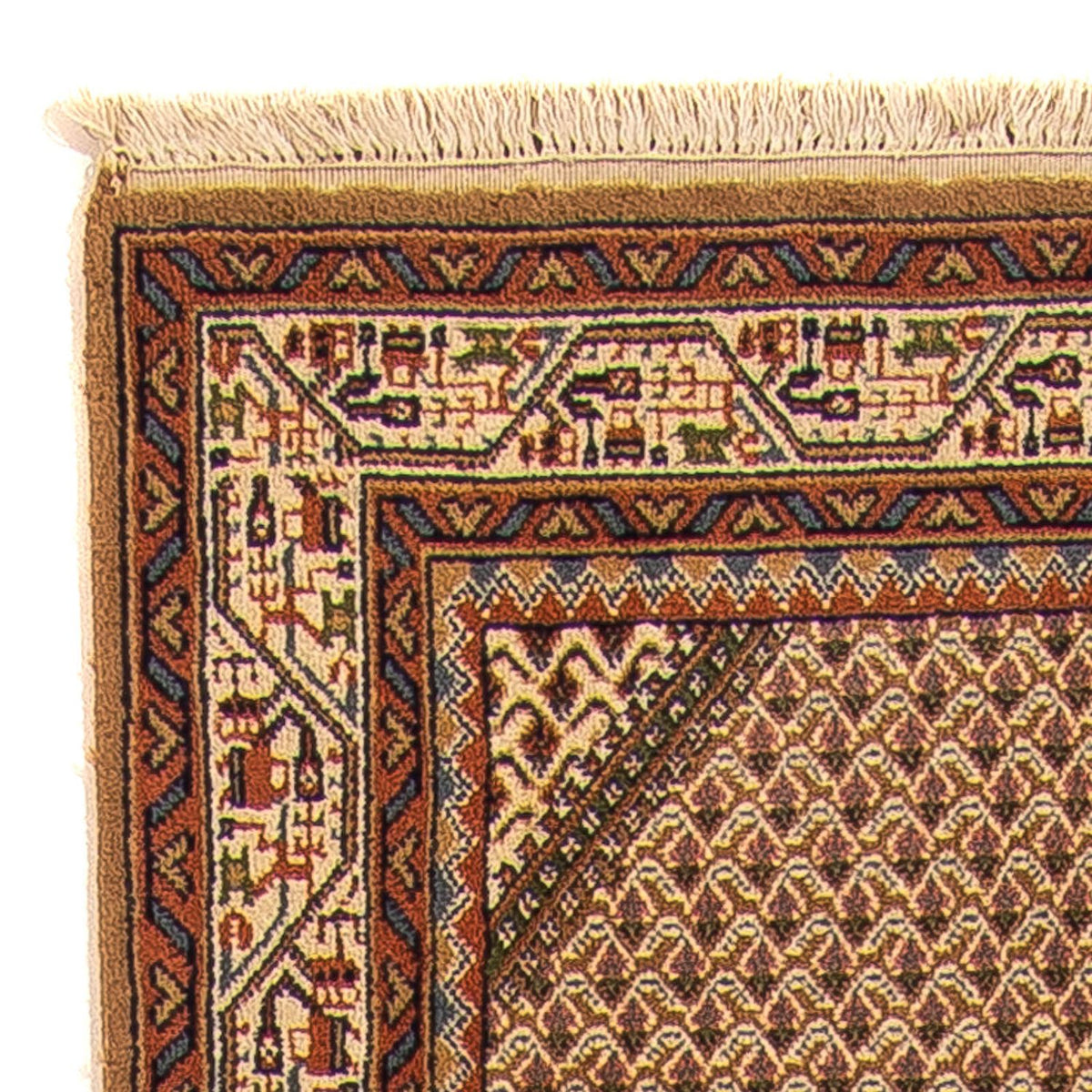 Tapis de couloir Tapis oriental - Mir - Indus - 284 x 70 cm - beige