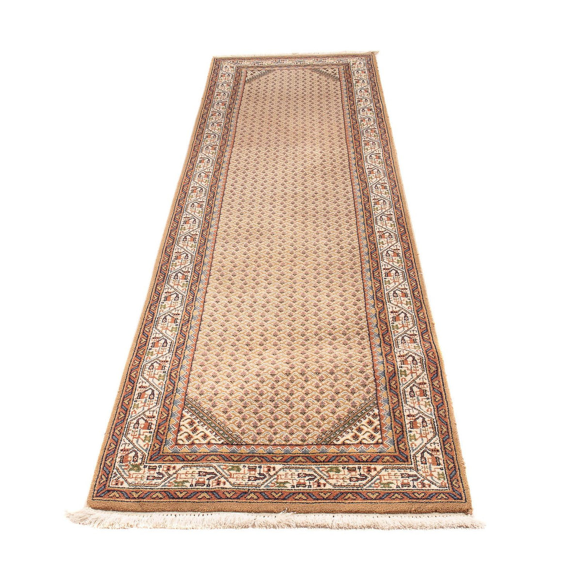 Tapis de couloir Tapis oriental - Mir - Indus - 284 x 70 cm - beige