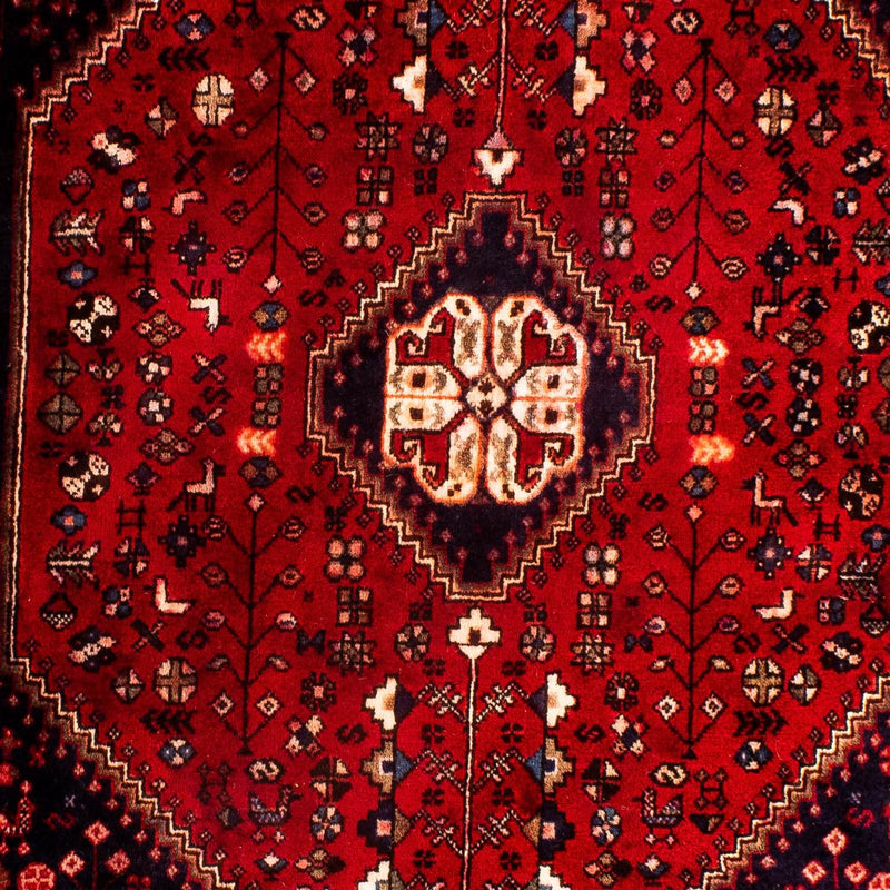 Tapis persan - Nomadic - 144 x 98 cm - rouge foncé