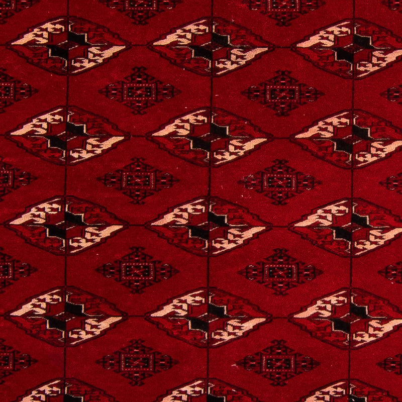 Tapis Turkaman - 190 x 146 cm - rouge foncé