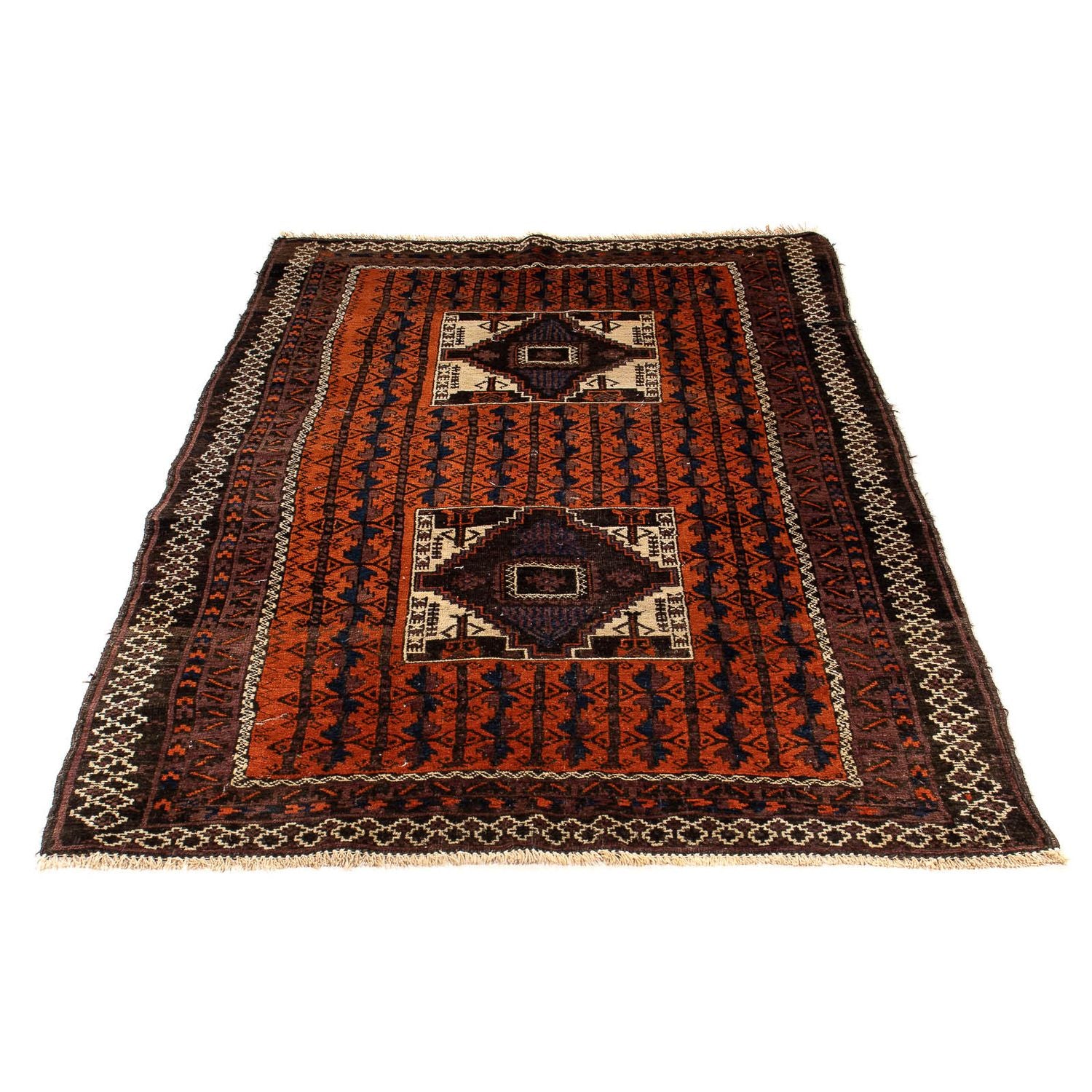 Tapis Belutsch - 192 x 111 cm - marron