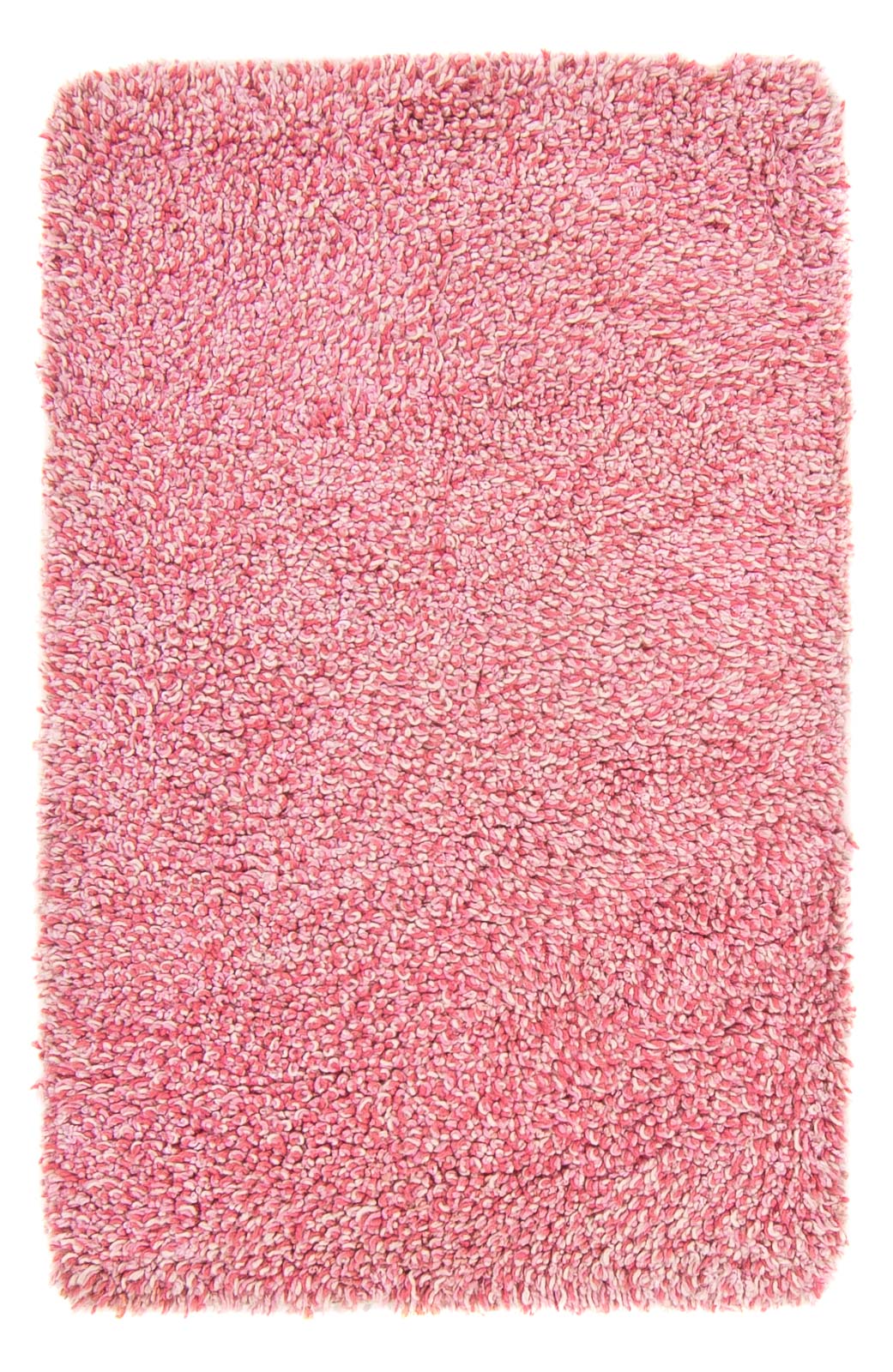 Tapis à poils longs - 95 x 62 cm - rose