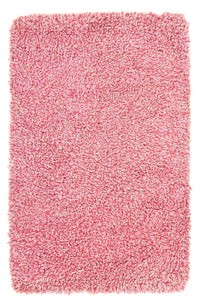 Tapis à poils longs - 95 x 62 cm - rose