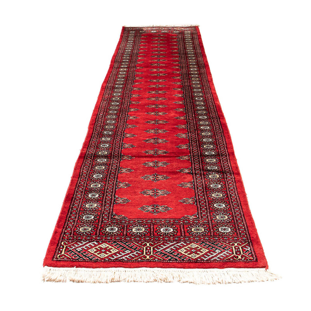 Tapis de couloir Tapis Pakistani - 326 x 76 cm - rouge