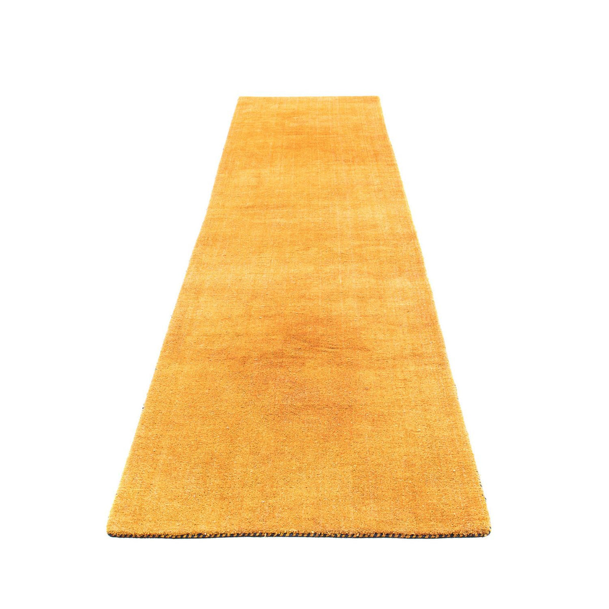 Tapis de couloir Tapis Gabbeh - Loribaft Persan - 395 x 80 cm - orange