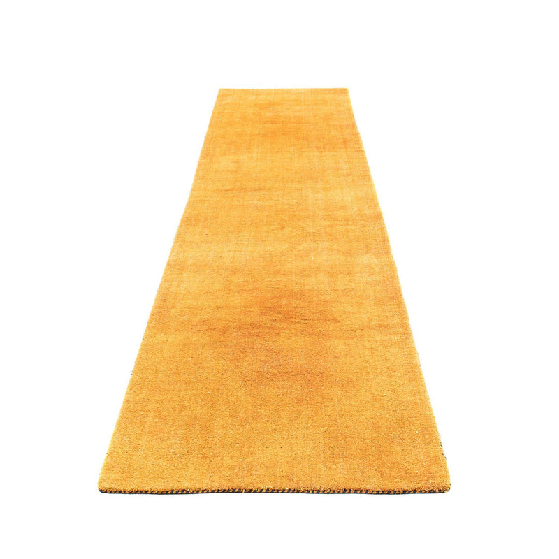 Tapis de couloir Tapis Gabbeh - Loribaft Persan - 395 x 80 cm - orange