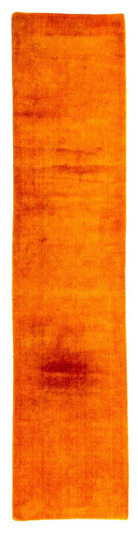 Tapis de couloir Tapis Gabbeh - Loribaft Persan - 395 x 80 cm - orange