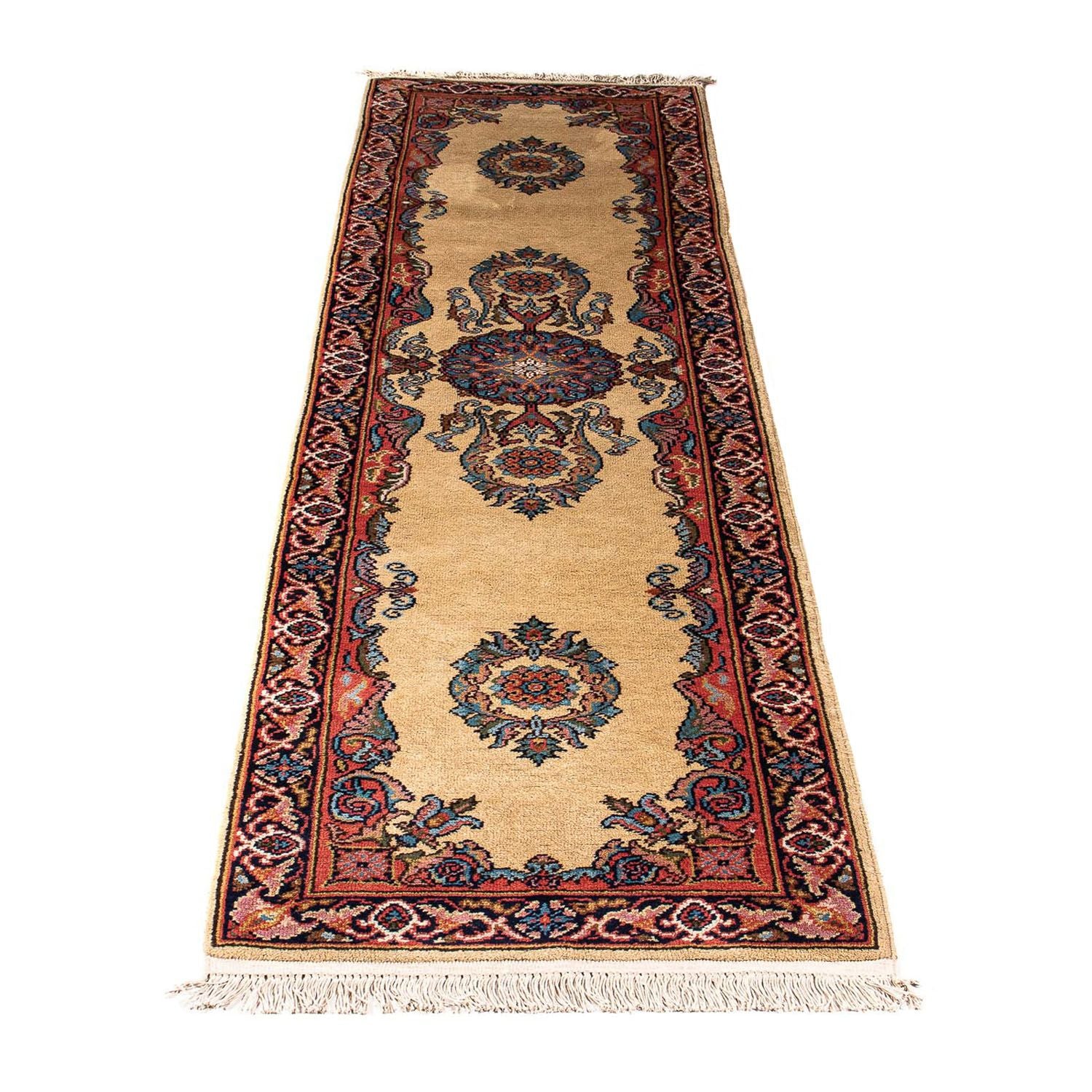 Tapis de couloir Tapis chinois - 235 x 61 cm - beige