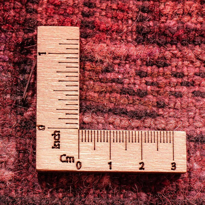 Tapis de couloir Tapis persan - Nomadic - 277 x 77 cm - rouge foncé