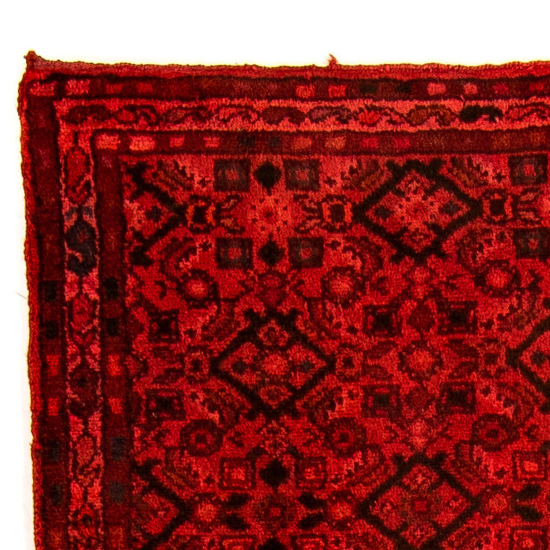 Tapis de couloir Tapis persan - Nomadic - 277 x 77 cm - rouge foncé