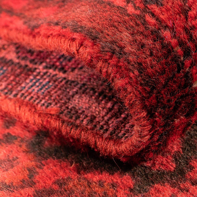 Tapis de couloir Tapis persan - Nomadic - 277 x 77 cm - rouge foncé