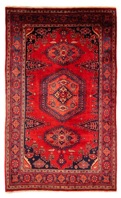 Tapis persan - Nomadic - 333 x 210 cm - rouge foncé