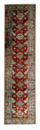 Tapis de couloir Tapis Ziegler - Kazak - 315 x 82 cm - rouge foncé