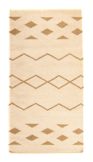 Tapis Kelim - Tendance - 150 x 76 cm - beige