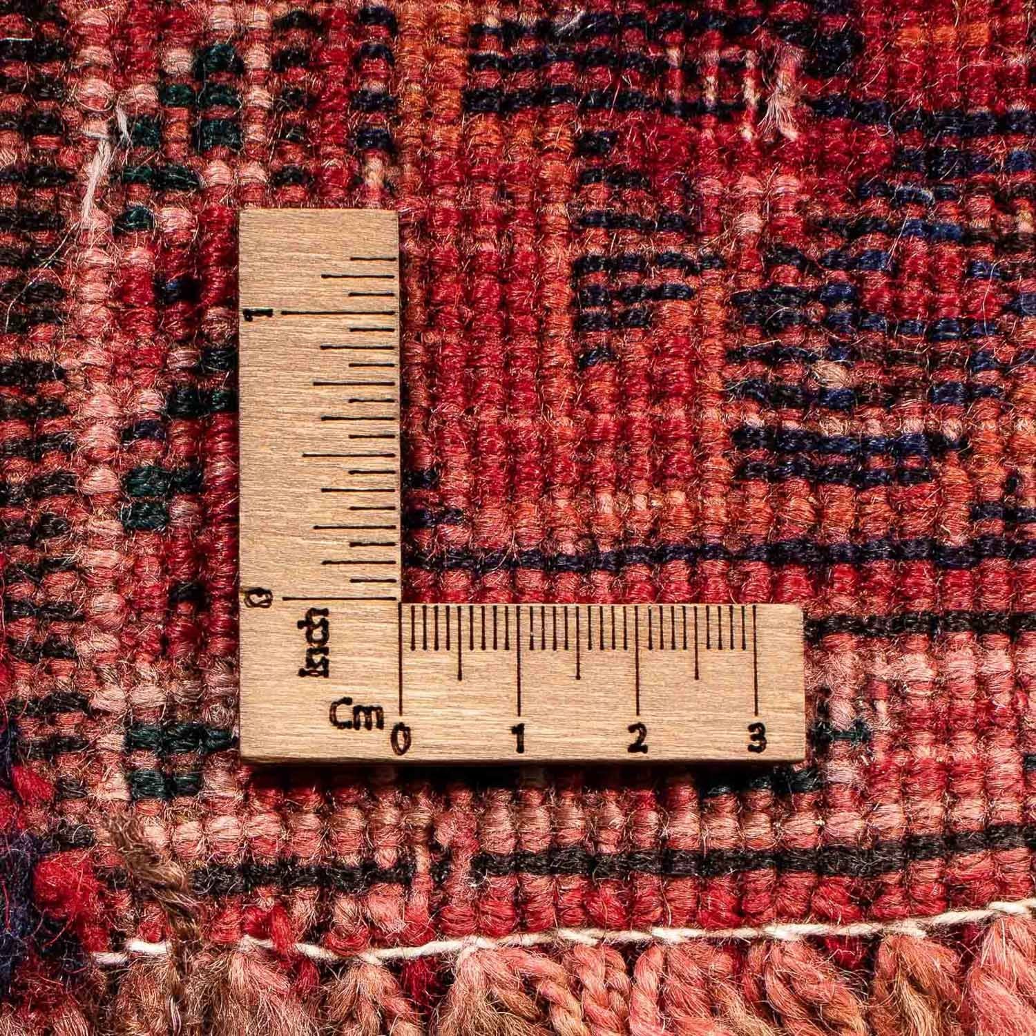Tapis de couloir Tapis persan - Nomadic - 312 x 112 cm - rouge