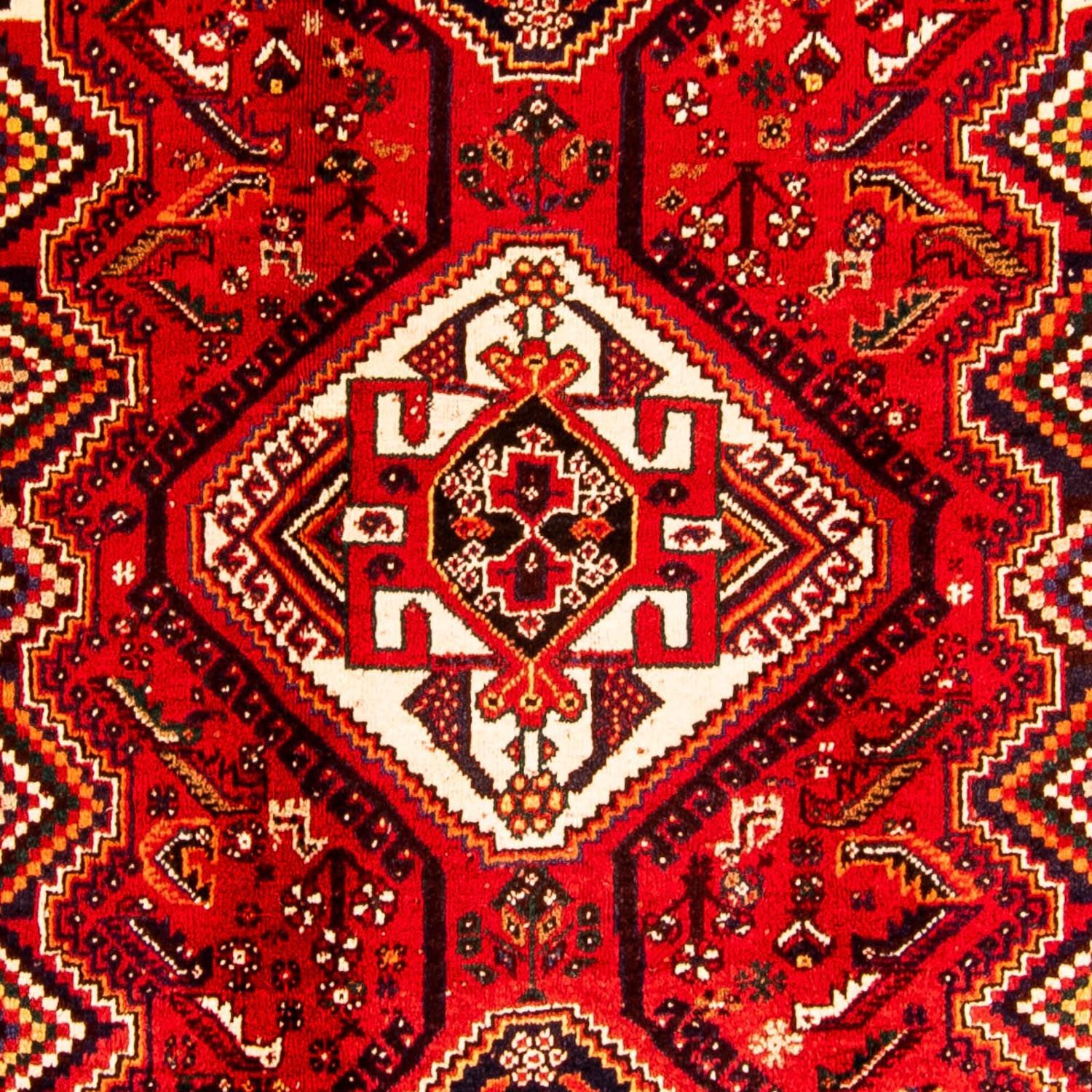Tapis de couloir Tapis persan - Nomadic - 312 x 112 cm - rouge