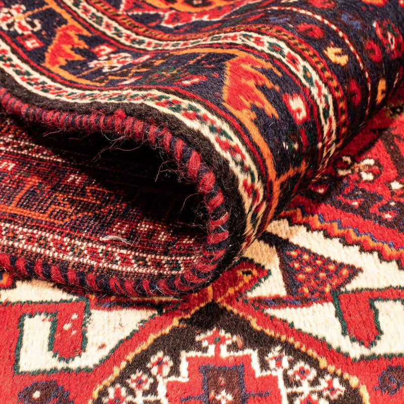 Tapis de couloir Tapis persan - Nomadic - 312 x 112 cm - rouge