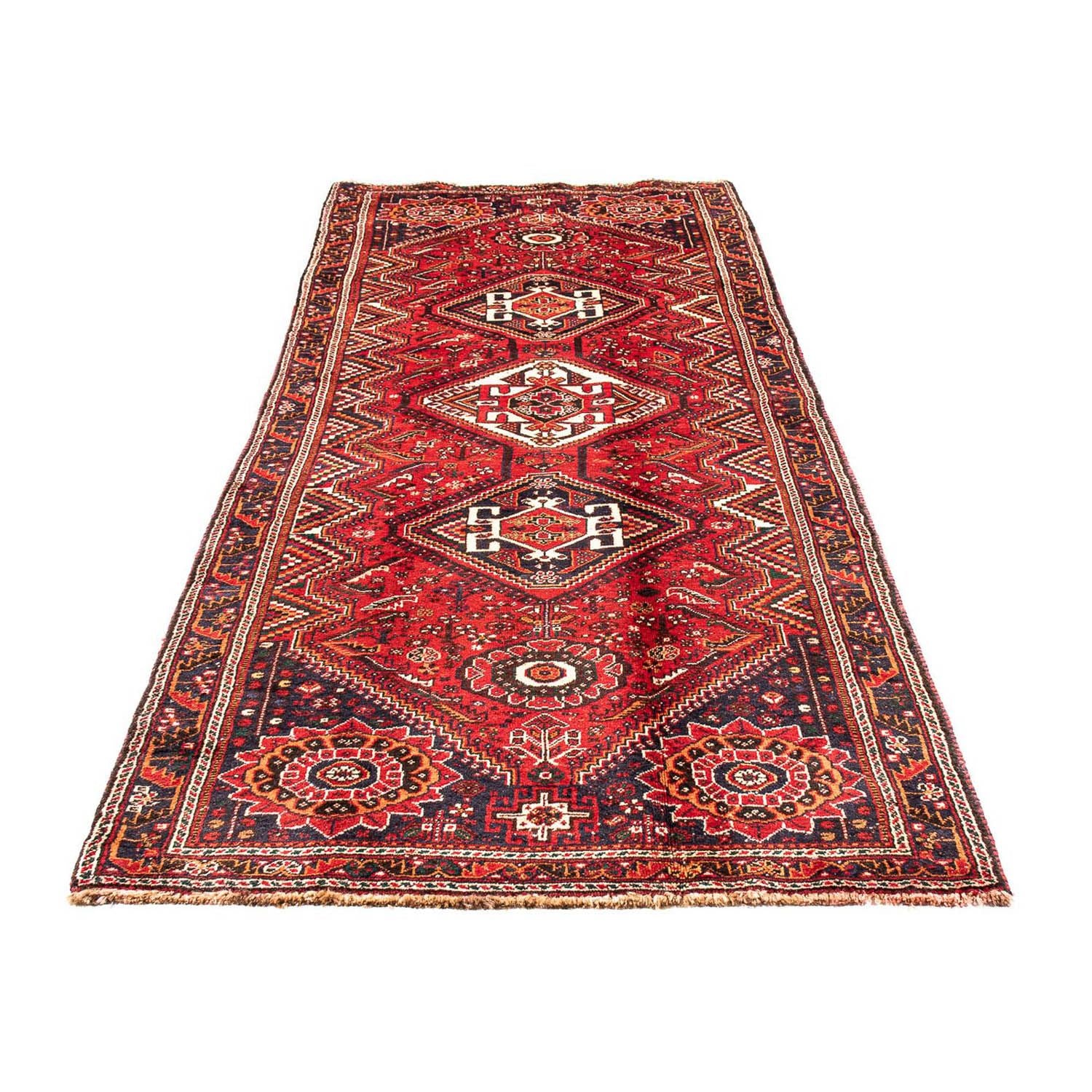 Tapis de couloir Tapis persan - Nomadic - 312 x 112 cm - rouge