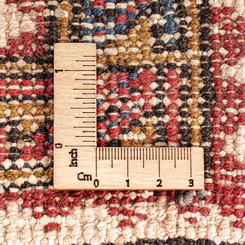 Tapis de couloir Tapis persan - Nomadic - 306 x 74 cm - rouge foncé