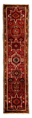 Tapis de couloir Tapis persan - Nomadic - 306 x 74 cm - rouge foncé