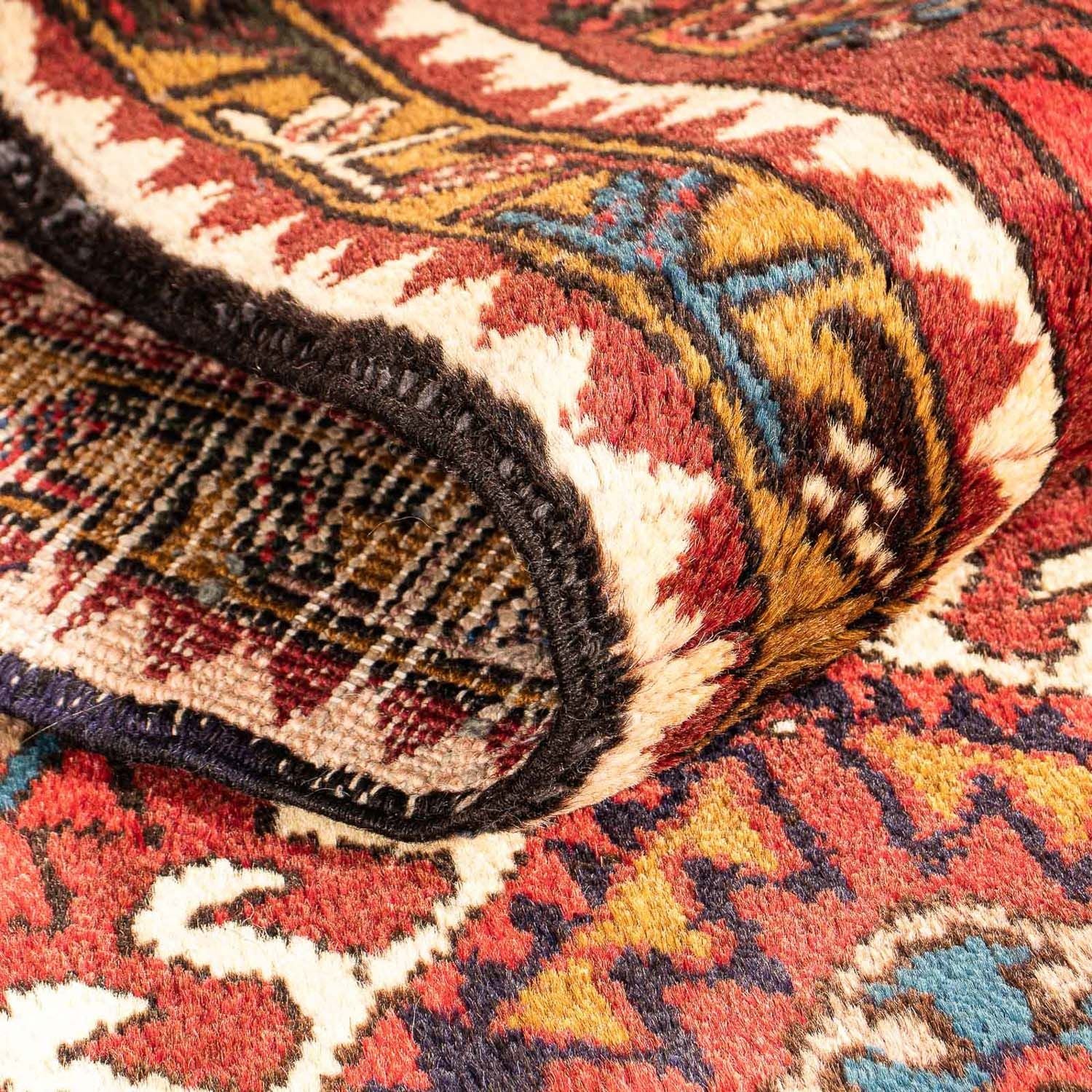 Tapis de couloir Tapis persan - Nomadic - 306 x 74 cm - rouge foncé