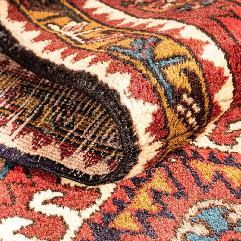 Tapis de couloir Tapis persan - Nomadic - 306 x 74 cm - rouge foncé