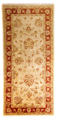 Tapis de couloir Tapis Ziegler - 216 x 100 cm - marron clair