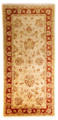 Tapis de couloir Tapis Ziegler - 216 x 100 cm - marron clair