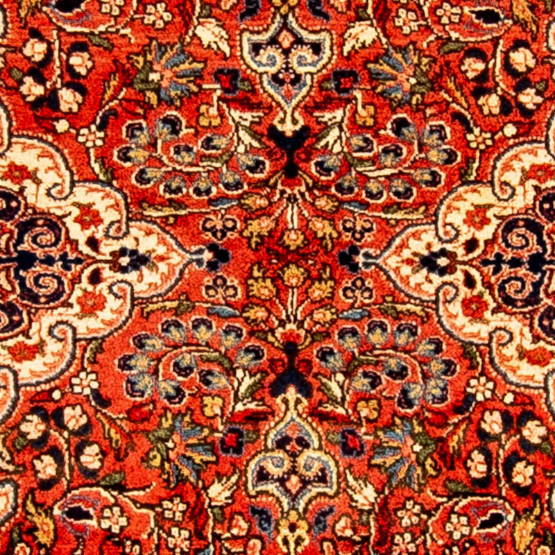 Tapis de couloir Tapis persan - Bidjar - 207 x 77 cm - rouge clair
