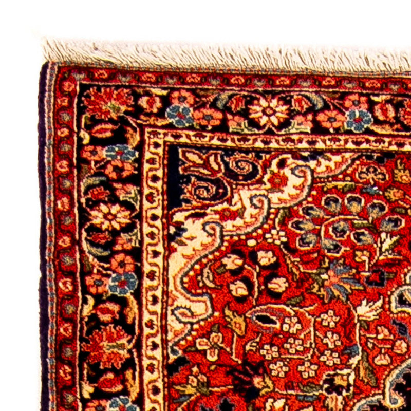 Tapis de couloir Tapis persan - Bidjar - 207 x 77 cm - rouge clair