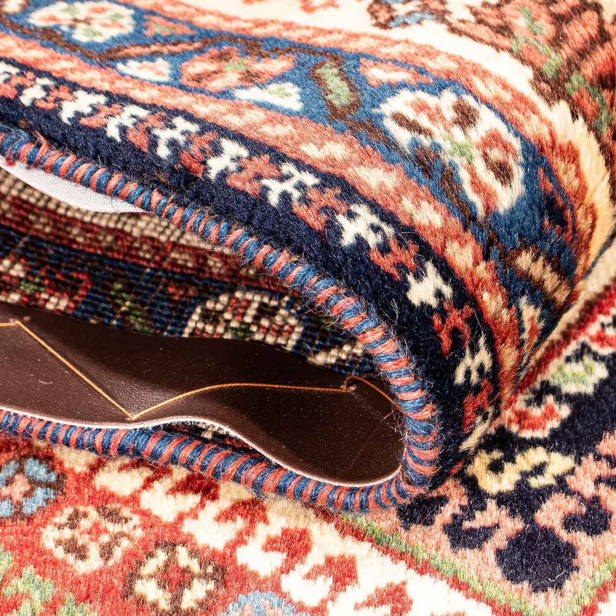 Tapis persan - Nomadic - 101 x 64 cm - marron clair