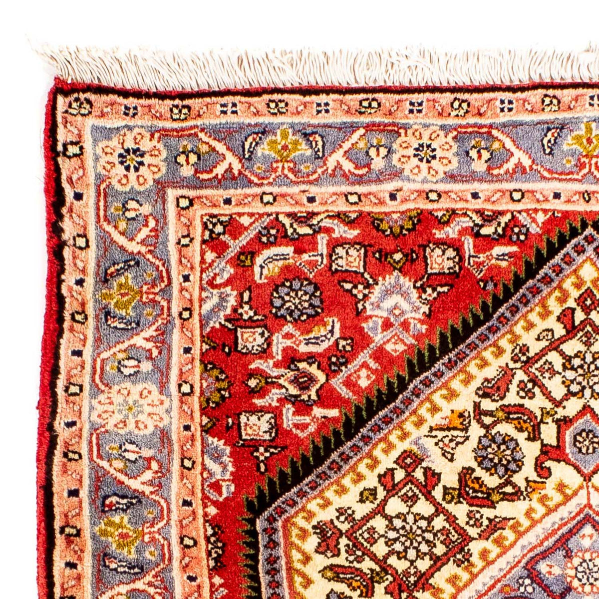 Tapis persan - Bidjar carré  - 85 x 80 cm - rouge